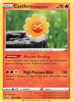 Castform Sunny Form – Common