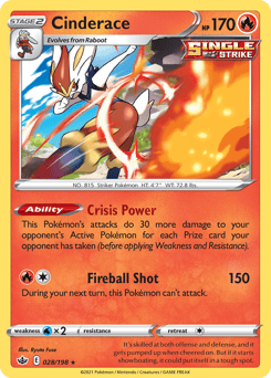 Cinderace – Rare Holo