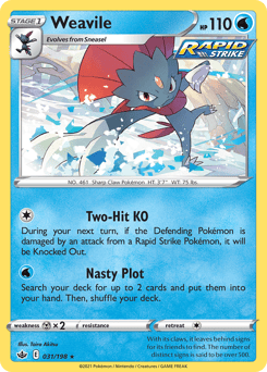 Weavile – Rare Holo