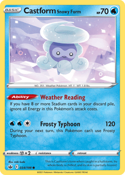 Castform Snowy Form – Common