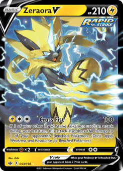 Zeraora V – Rare Holo V