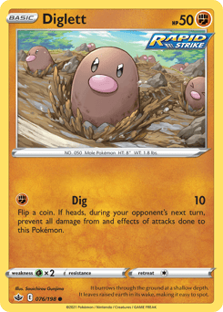Diglett – Common – Chilling Reign