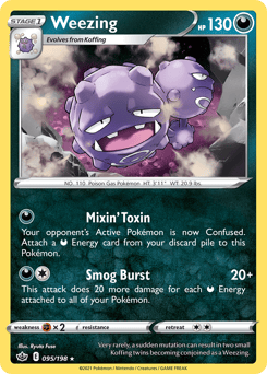 Weezing – Rare – Chilling Reign