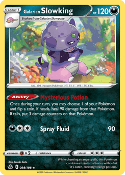 Galarian Slowking – Rare Holo