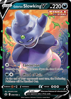 Galarian Slowking V – Rare Holo V