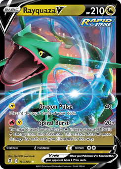 Rayquaza V – Rare Holo V