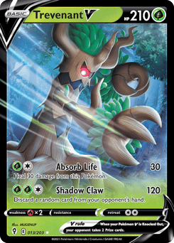 Trevenant V – Rare Holo V