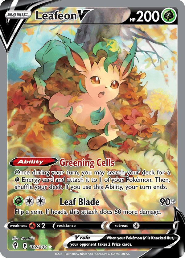 Leafeon V – Evolving Skies