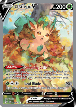 Leafeon V – Rare Ultra