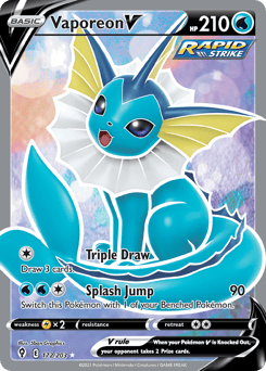 Vaporeon V – Rare Ultra