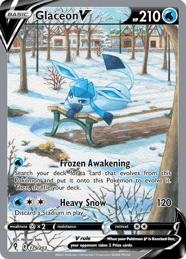 Glaceon V – Evolving Skies