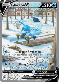 Glaceon V – Rare Ultra