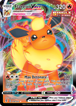 Flareon VMAX – Rare Holo VMAX