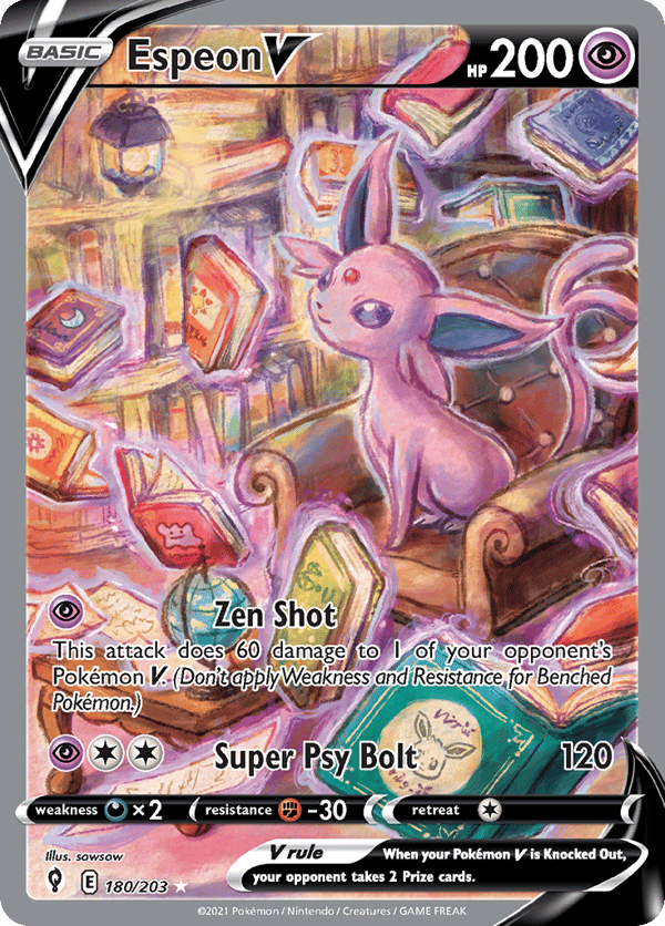 Espeon V – Rare Ultra – Evolving Skies