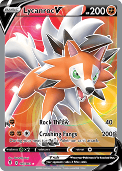 Lycanroc V – Rare Ultra