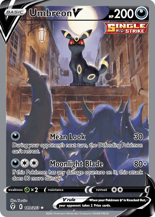 Umbreon V – Rare Ultra – Evolving Skies
