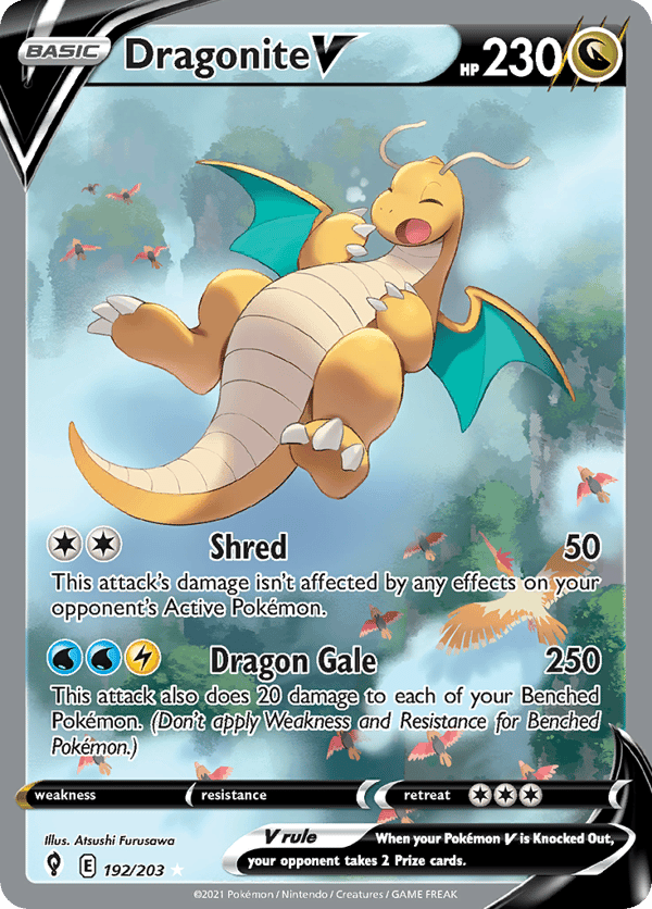 Dragonite V – Rare Ultra – Evolving Skies