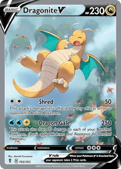 Dragonite V – Rare Ultra – Evolving Skies