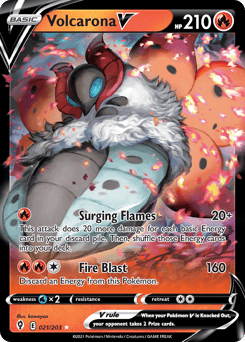 Volcarona V – Rare Holo V