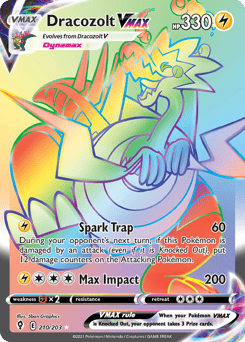 Dracozolt VMAX – Rare Rainbow