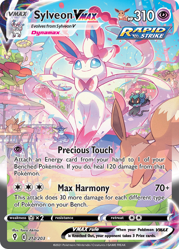 Sylveon VMAX – Rare Rainbow – Evolving Skies