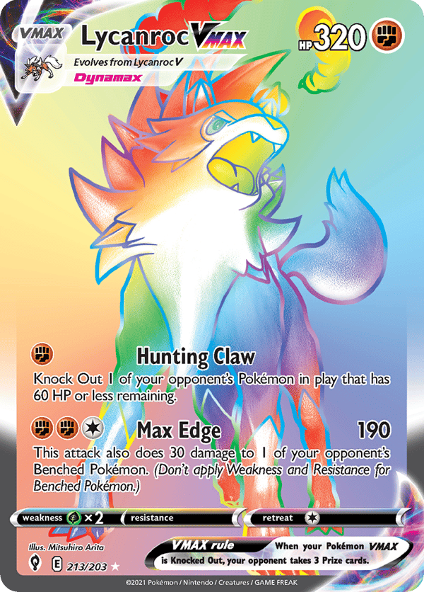 Lycanroc VMAX – Evolving Skies