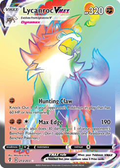 Lycanroc VMAX – Rare Rainbow