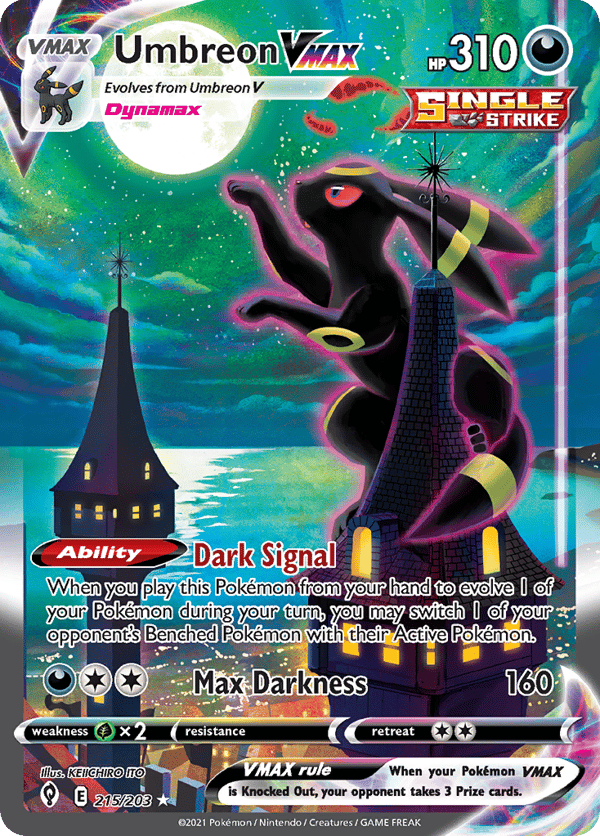 Umbreon VMAX – Rare Rainbow – Evolving Skies