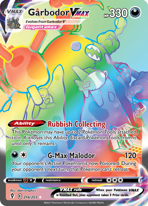 Garbodor VMAX – Evolving Skies