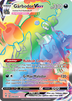 Garbodor VMAX – Rare Rainbow