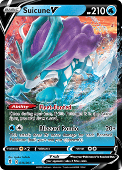 Suicune V – Rare Holo V