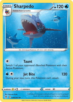 Sharpedo – Rare
