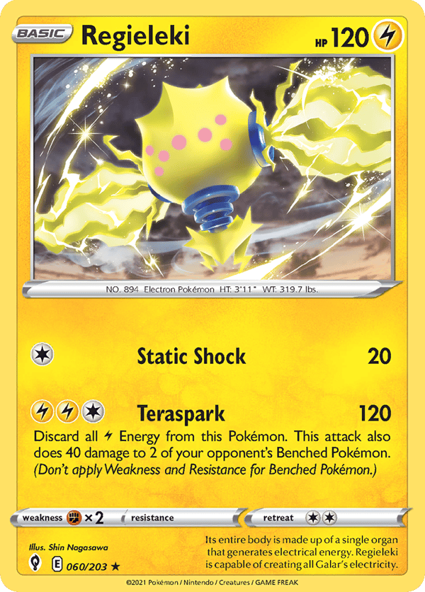 Regieleki – Rare Holo – Evolving Skies