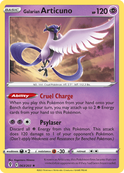 Galarian Articuno – Rare Holo – Evolving Skies