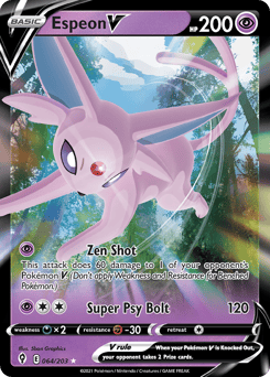 Espeon V – Rare Holo V