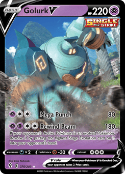 Golurk V – Rare Holo V