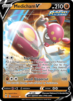 Medicham V – Rare Holo V