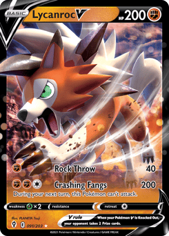 Lycanroc V – Rare Holo V