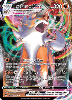 Lycanroc VMAX – Rare Holo VMAX