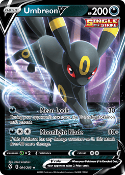 Umbreon V – Rare Holo V