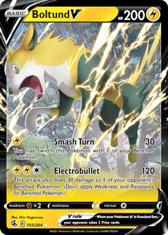 Boltund V – Rare Holo V