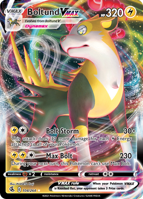 Boltund VMAX – Rare Holo VMAX – Fusion Strike