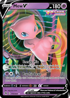 Mew V – Rare Holo V