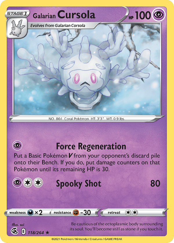 Galarian Cursola – Fusion Strike