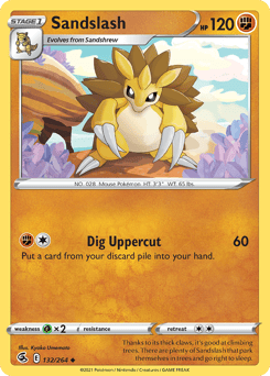 Sandslash – Uncommon – Fusion Strike