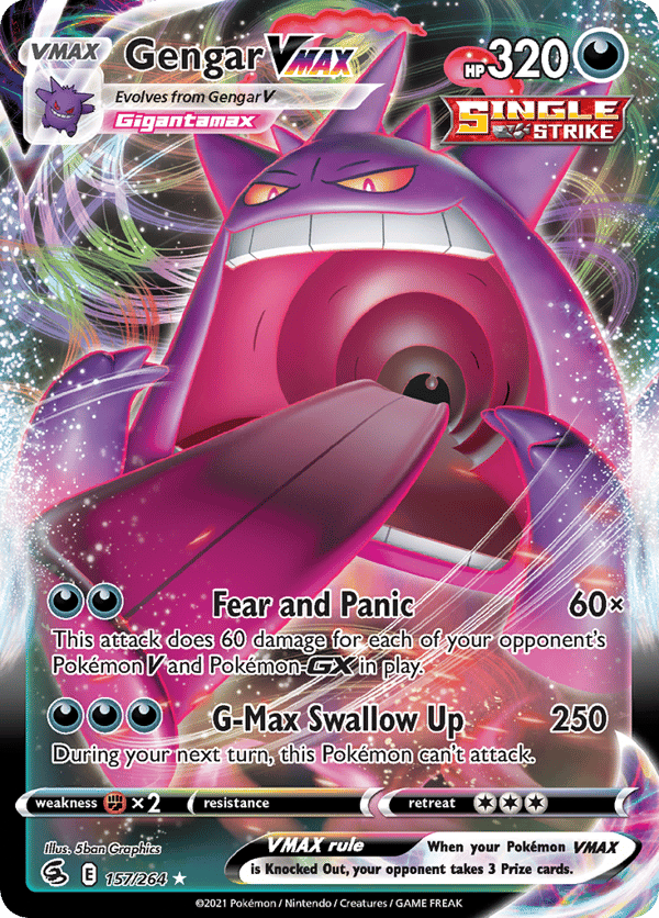 Gengar VMAX – Rare Holo VMAX – Fusion Strike