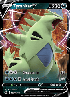 Tyranitar V – Rare Holo V