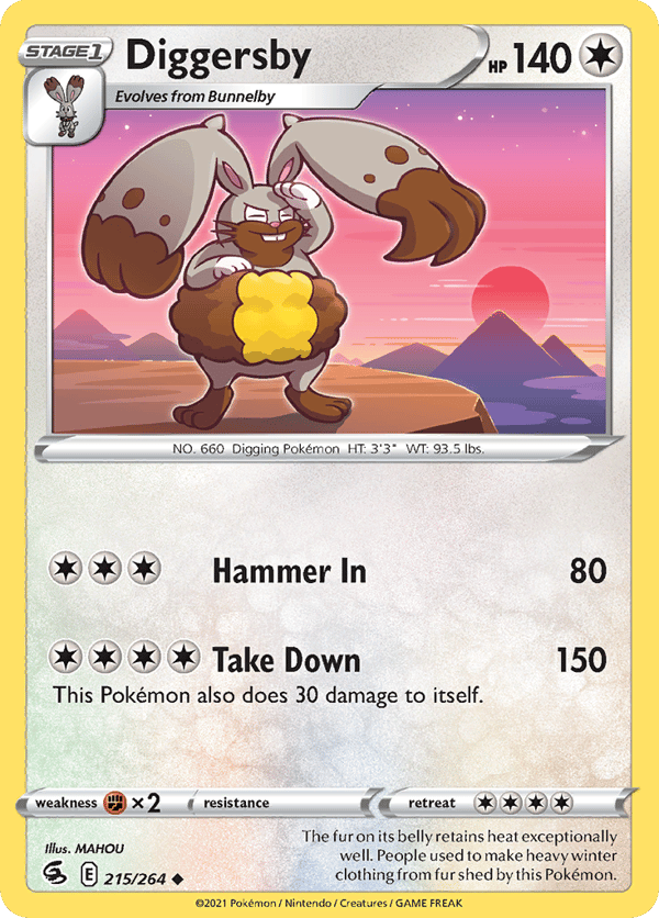 Diggersby – Uncommon – Fusion Strike