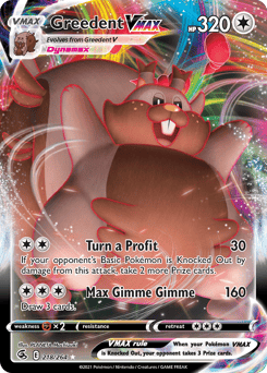 Greedent VMAX – Rare Holo VMAX