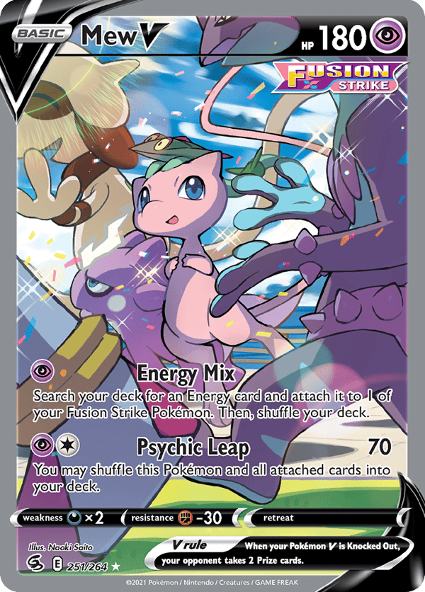 Mew V – Rare Ultra – Fusion Strike